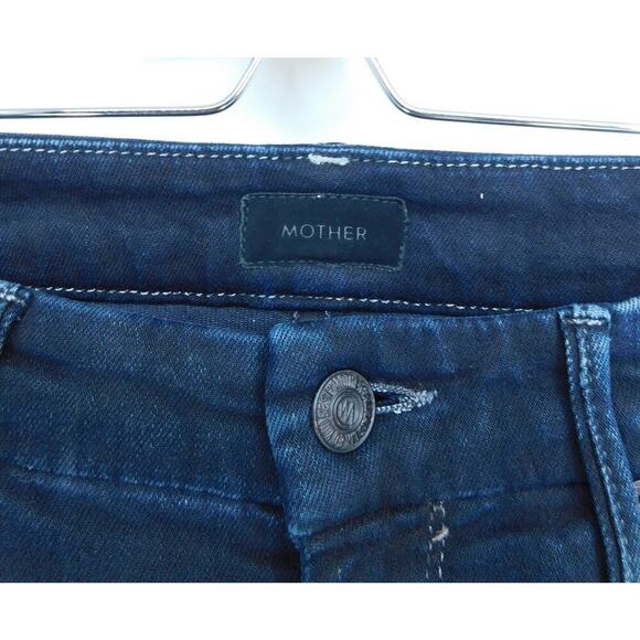 Mother Women The Looker High-Rise Ankle Fray Skinny Jeans in Last Call Size 26 - Picture 3 of 6